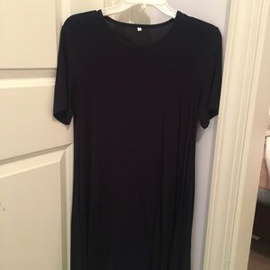 Short sleeve knit dress